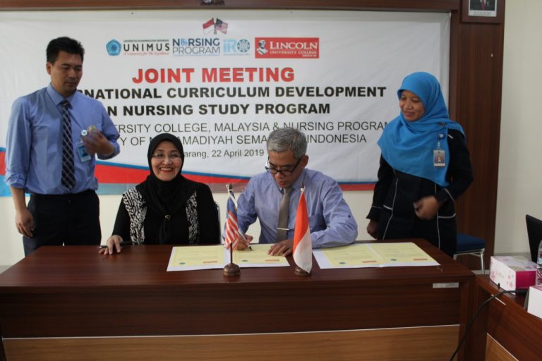Join Meeting Kurikulum International Keperawatan Unimus dan Lincoln University
