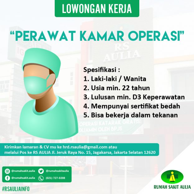 Lowongan Perawat IBS RS Aulia Tangerang